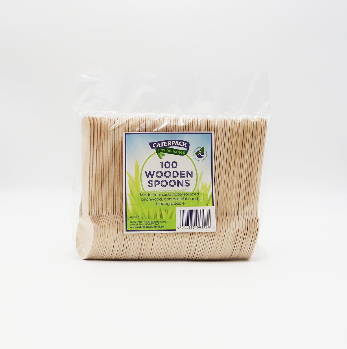 CaterpacK Enviro Wooden Spoons (pack of 100)