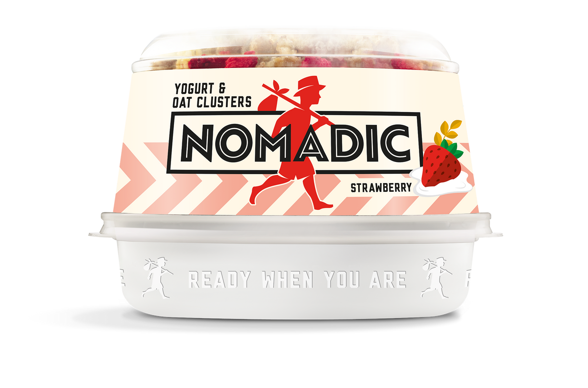 Nomadic Yogurt & Oat Cluster Strawberry 6 x 169g