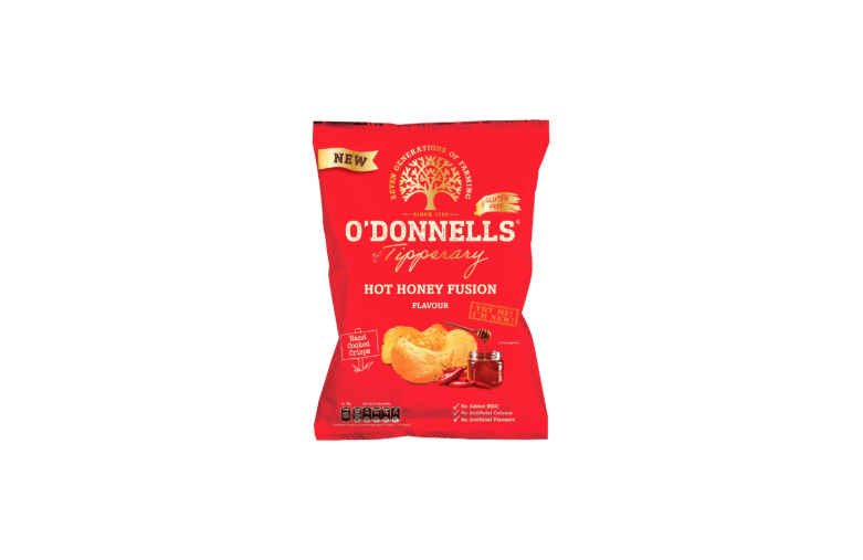 O Donnells Hot Honey Fusion Crisps 32 x 44g