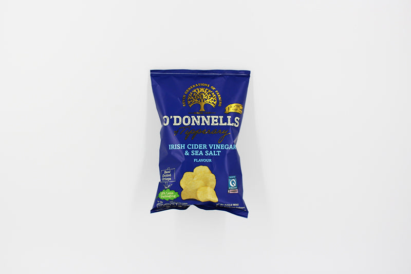 O Donnells Irish Cider Vinegar & Sea Salt Crisp 32 x 50g