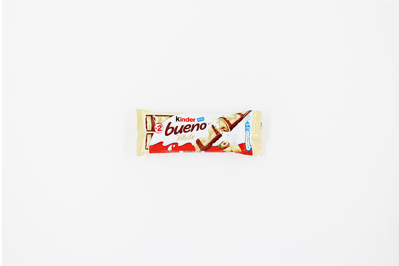 Kinder Beuno White Chocolate & Hazelnut 2 Finger Bar 30 x 39g